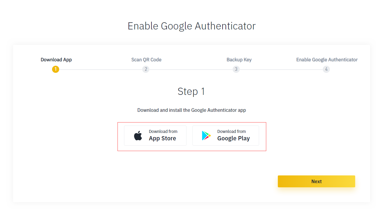 Enable Google Authenticator