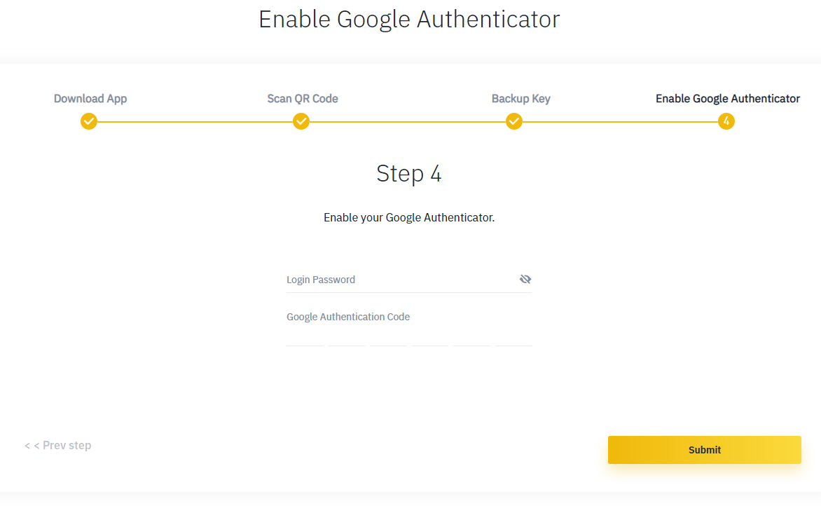 Enable Google Authenticator