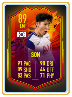 FIFA 22 Spurs Ratings SON